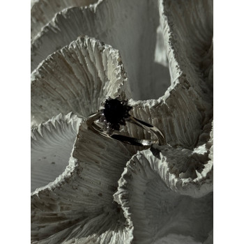 925 Sterling Silver Sapphire & Beryl Ring Size 9