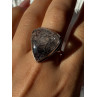 925 Sterling Silver Rutilated Quartz Ring Size 10