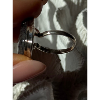 925 Sterling Silver Rutilated Quartz Ring Size 10