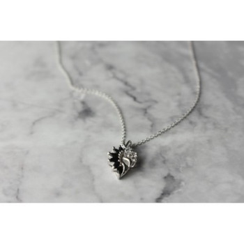 925 Sterling Silver Dark Blue Spinel & CZ Chain with Pendant
