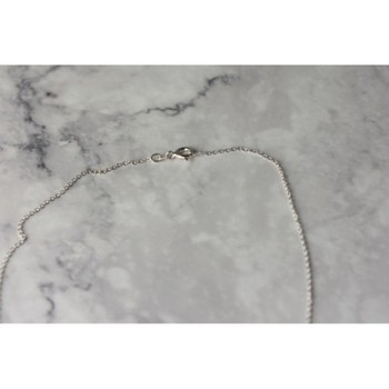 925 Sterling Silver Dark Blue Spinel & CZ Chain with Pendant