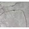 925 Sterling Silver Dark Blue Spinel & CZ Chain With Pendant
