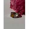 925 Sterling Silver Amber Ring Size 9.5