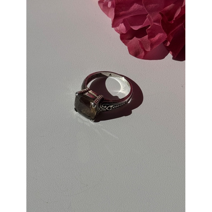 Vintage 925 Sterling Silver Hessonite Ring Size 7