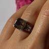 Vintage 925 Sterling Silver Hessonite Ring Size 7