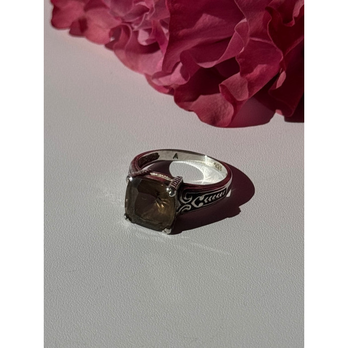 Vintage 925 Sterling Silver Hessonite Ring Size 7