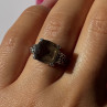 Vintage 925 Sterling Silver Hessonite Ring Size 7