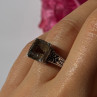 Vintage 925 Sterling Silver Hessonite Ring Size 7