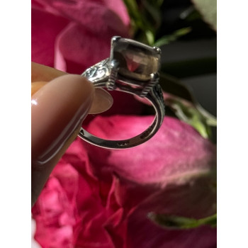 Vintage 925 Sterling Silver Hessonite Ring Size 7