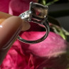 Vintage 925 Sterling Silver Hessonite Ring Size 7