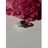 925 Sterling Silver Garnet Ring Size 7.5