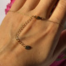 925 Sterling Silver Gold Plated Cz Necklace Length 16/18 Inch