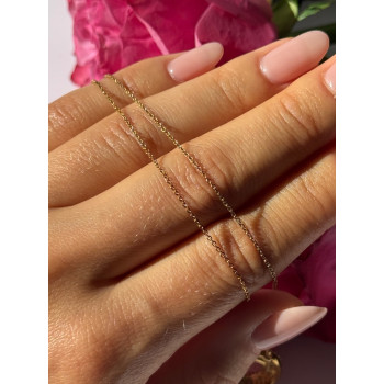 925 Sterling Silver Gold Plated Cz Necklace Length 16/18 inch