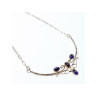 925 Sterling Silver Iolite Necklace