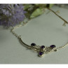 925 Sterling Silver Iolite Necklace