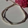 Italy Milor 925 Sterling Silver Necklace Length 13/17 Inch