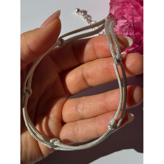 925 Sterling Silver Aquamarine & Emerald Necklace Length 17 inch