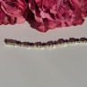 925 Sterling Silver Amethyst Bracelet 7.5 Inch