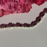 925 Sterling Silver Amethyst Bracelet 7.5 Inch