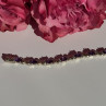 925 Sterling Silver Amethyst Bracelet 7.5 Inch