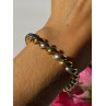 Italy Milor 925 Sterling Silver Gold Plated Bracelet 7 inch