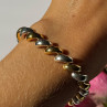 Italy Milor 925 Sterling Silver Gold Plated Bracelet 7 Inch