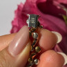 Italy Milor 925 Sterling Silver Gold Plated Bracelet 7 Inch