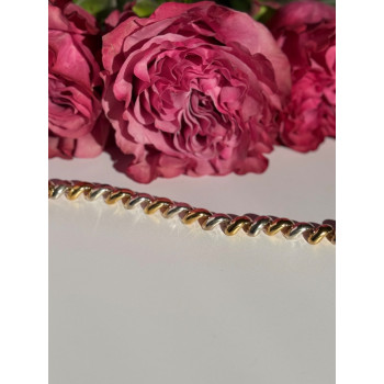 Italy Milor 925 Sterling Silver Gold Plated Bracelet 7 inch