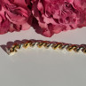 Italy Milor 925 Sterling Silver Gold Plated Bracelet 7 Inch
