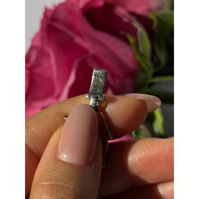 Vintage 925 Sterling Silver Onyx & Marcasite Bracelet 7 inch