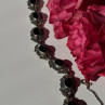 Vintage 925 Sterling Silver Onyx & Marcasite Bracelet 7 Inch
