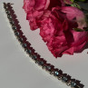 925 Sterling Silver Blue Topaz Bracelet 7.5 Inch