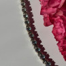 925 Sterling Silver Blue Topaz Bracelet 7.5 Inch