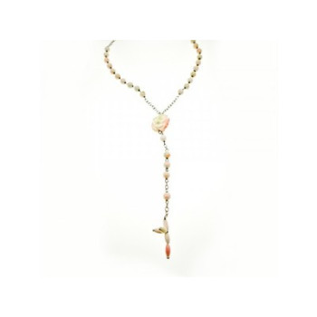 925 Sterling Silver Corals Necklace