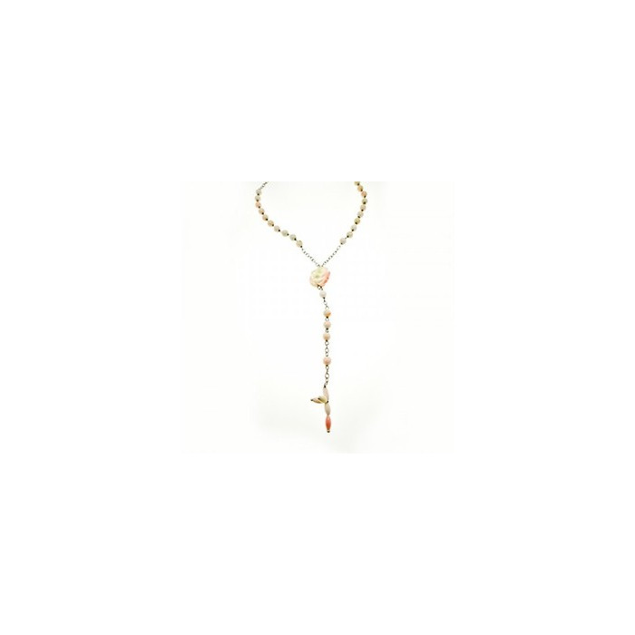 925 Sterling Silver Corals Necklace