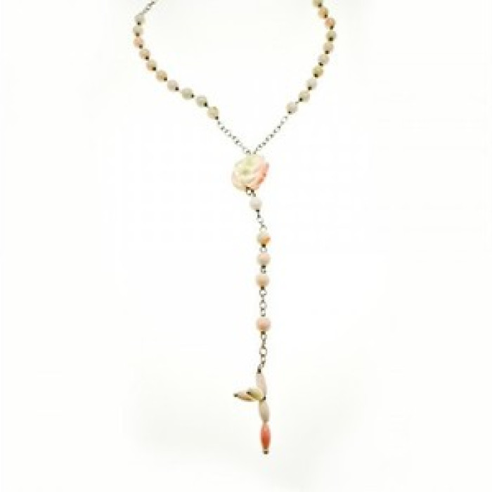 925 Sterling Silver Corals Necklace