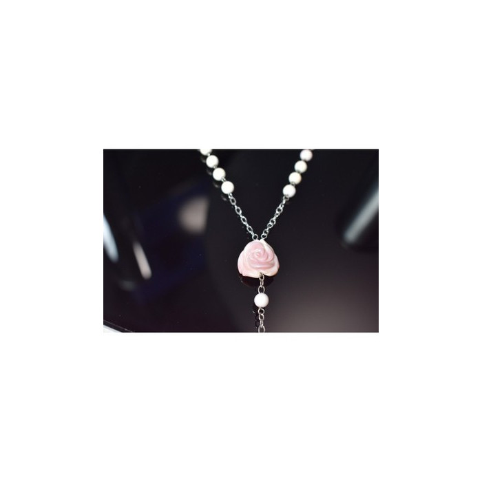 925 Sterling Silver Corals Necklace