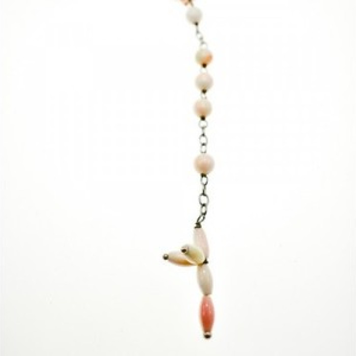 925 Sterling Silver Corals Necklace