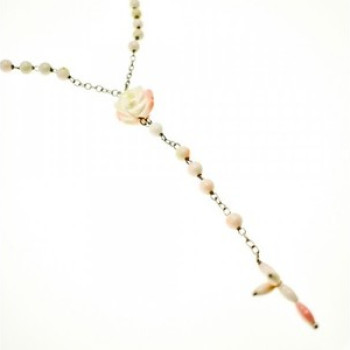 925 Sterling Silver Corals Necklace