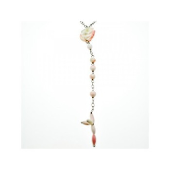 925 Sterling Silver Corals Necklace