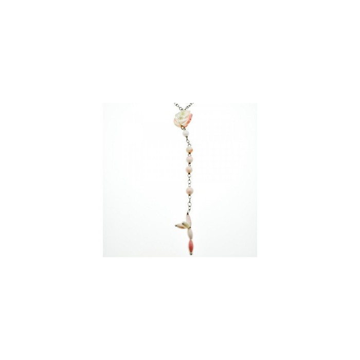 925 Sterling Silver Corals Necklace