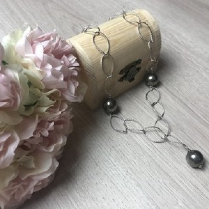 925 Sterling Silver Necklace Italy