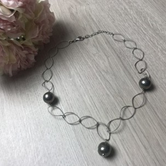 925 Sterling Silver Necklace Italy
