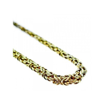 925 Sterling Silver Gold Plated Necklace Italy