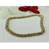 925 Sterling Silver Gold Plated Necklace Italy
