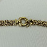 925 Sterling Silver Gold Plated Necklace Italy