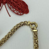 925 Sterling Silver Gold Plated Necklace Italy