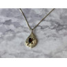 925 Sterling Silver Garnet Chain with Pendant Italy