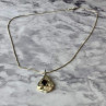 925 Sterling Silver Garnet Chain With Pendant Italy