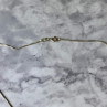 925 Sterling Silver Garnet Chain With Pendant Italy